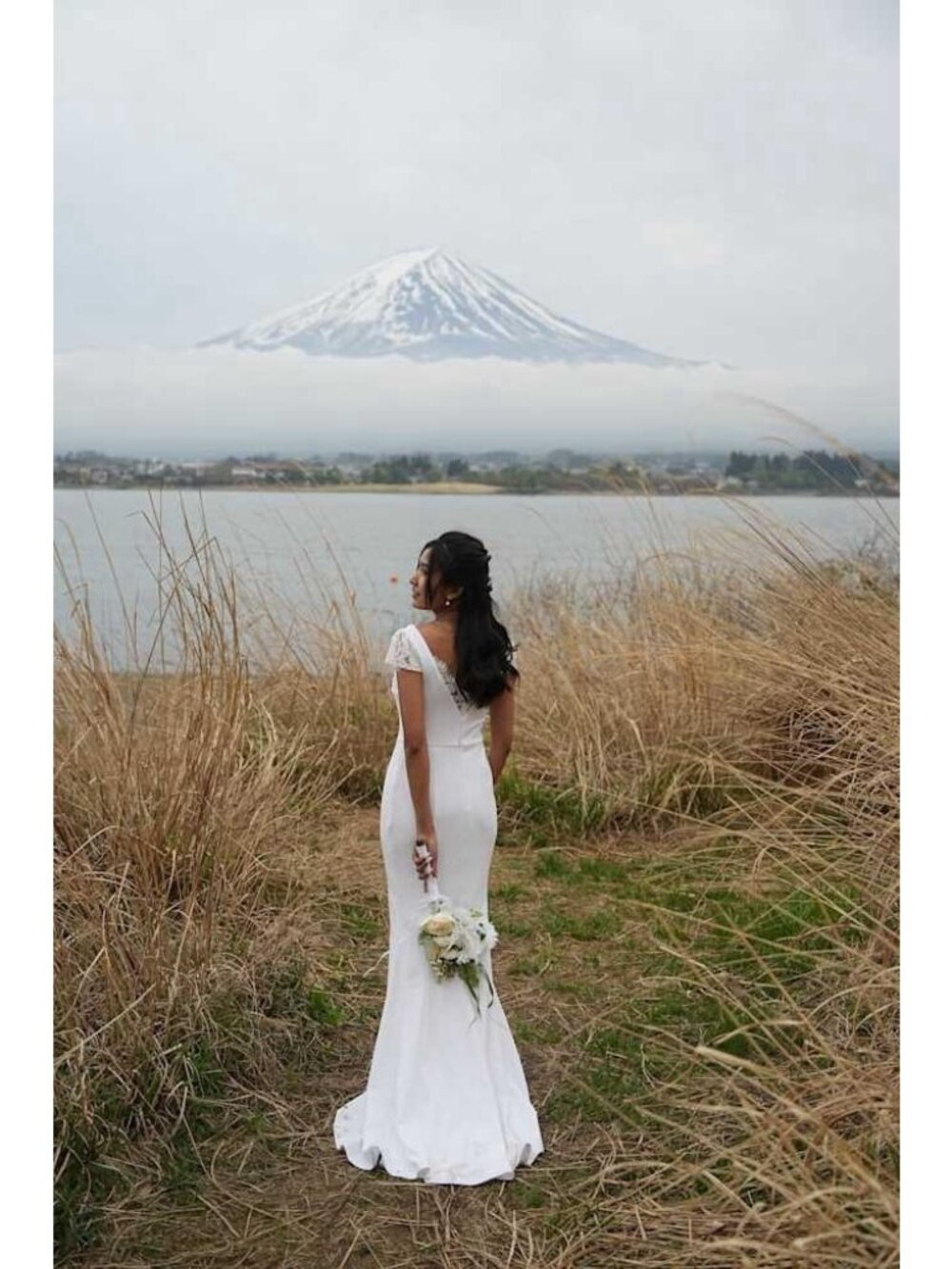 Lulus Forever Beloved Wedding Dress Sz Large White Lace Cap Sleeve Mermaid Maxi - Picture 8 of 8